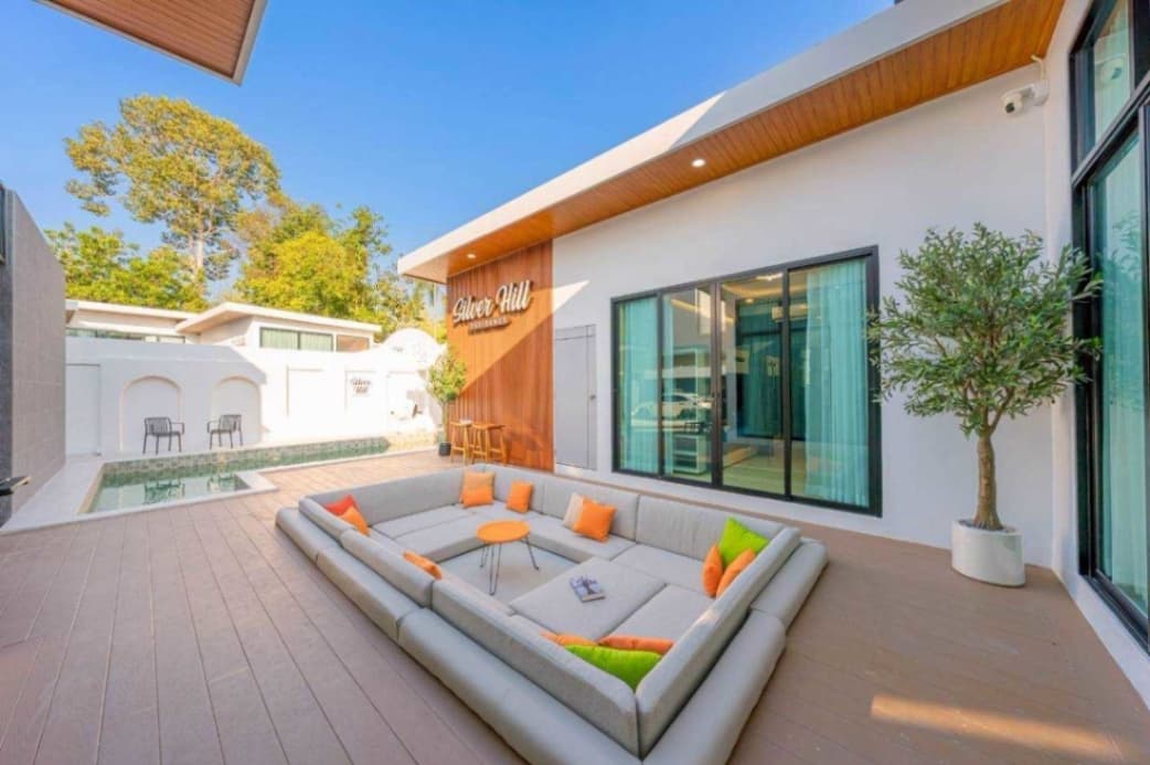 Silver Hill Pool Villa บริเวณภายนอก ชลบุรี, จอมเทียน รูปที่ 24