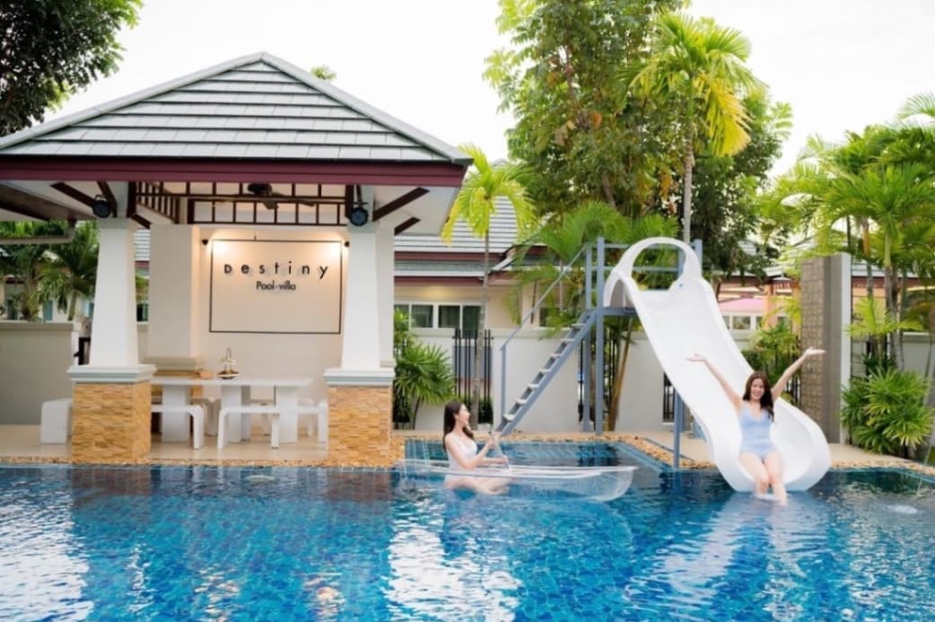 Destiny Pool Villa บริเวณภายนอก ชลบุรี, จอมเทียน รูปที่ 11