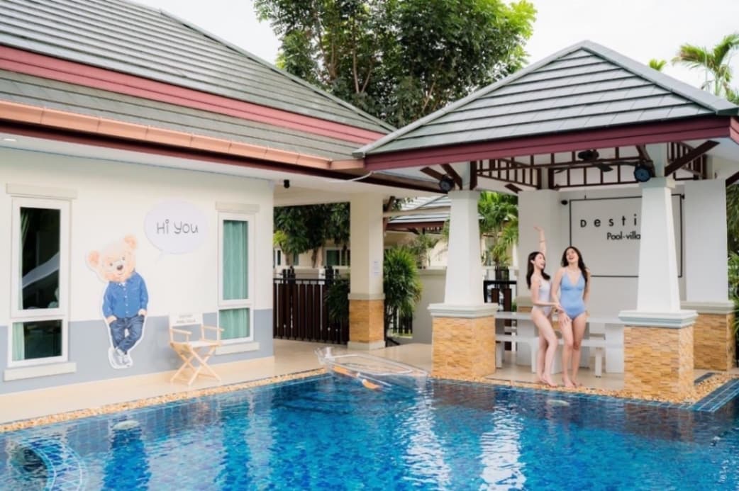 Destiny Pool Villa บริเวณภายนอก ชลบุรี, จอมเทียน รูปที่ 23