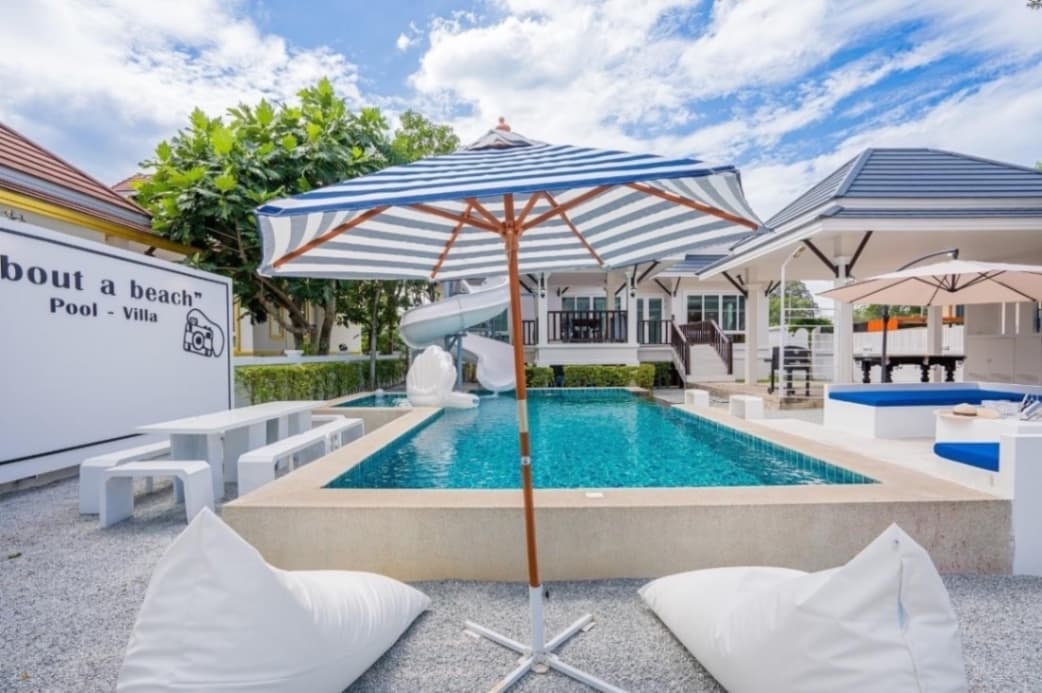 About A Beach Pool Villa บริเวณภายนอก ชลบุรี, บางเสร่ รูปที่ 13