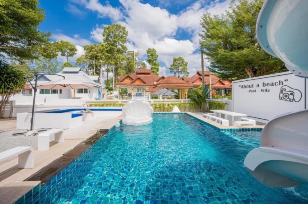 About A Beach Pool Villa บริเวณภายนอก ชลบุรี, บางเสร่ รูปที่ 20
