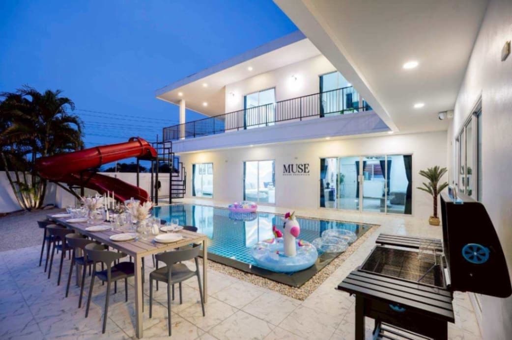 Muse Pool Villa บริเวณภายนอก ชลบุรี, ห้วยใหญ่ รูปที่ 7