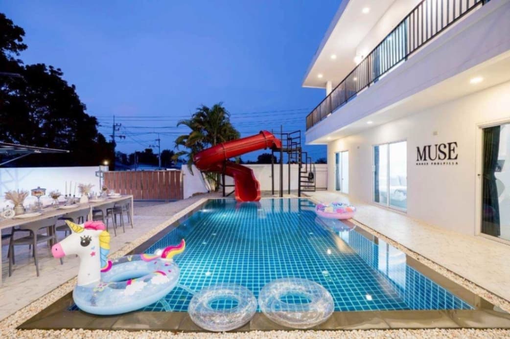Muse Pool Villa บริเวณภายนอก ชลบุรี, ห้วยใหญ่ รูปที่ 8