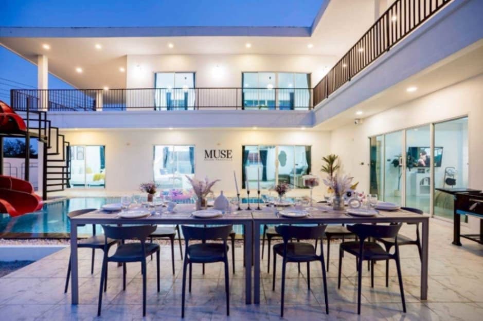 Muse Pool Villa บริเวณภายนอก ชลบุรี, ห้วยใหญ่ รูปที่ 15