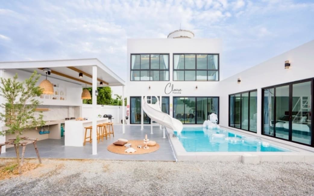 Claire Pool Villa บริเวณภายนอก ชลบุรี, ห้วยใหญ่ รูปที่ 3