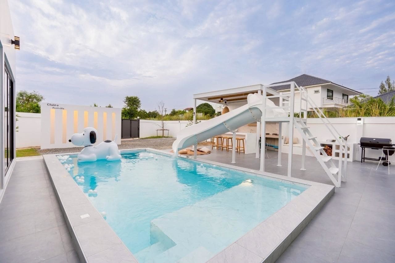 Claire Pool Villa บริเวณภายนอก ชลบุรี, ห้วยใหญ่ รูปที่ 11