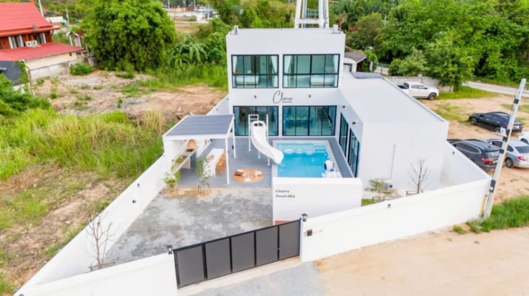 Claire Pool Villa บริเวณภายนอก ชลบุรี, ห้วยใหญ่ รูปที่ 14