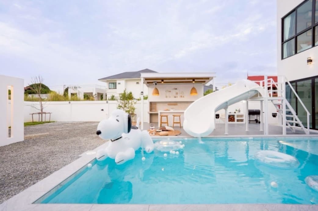 Claire Pool Villa บริเวณภายนอก ชลบุรี, ห้วยใหญ่ รูปที่ 17