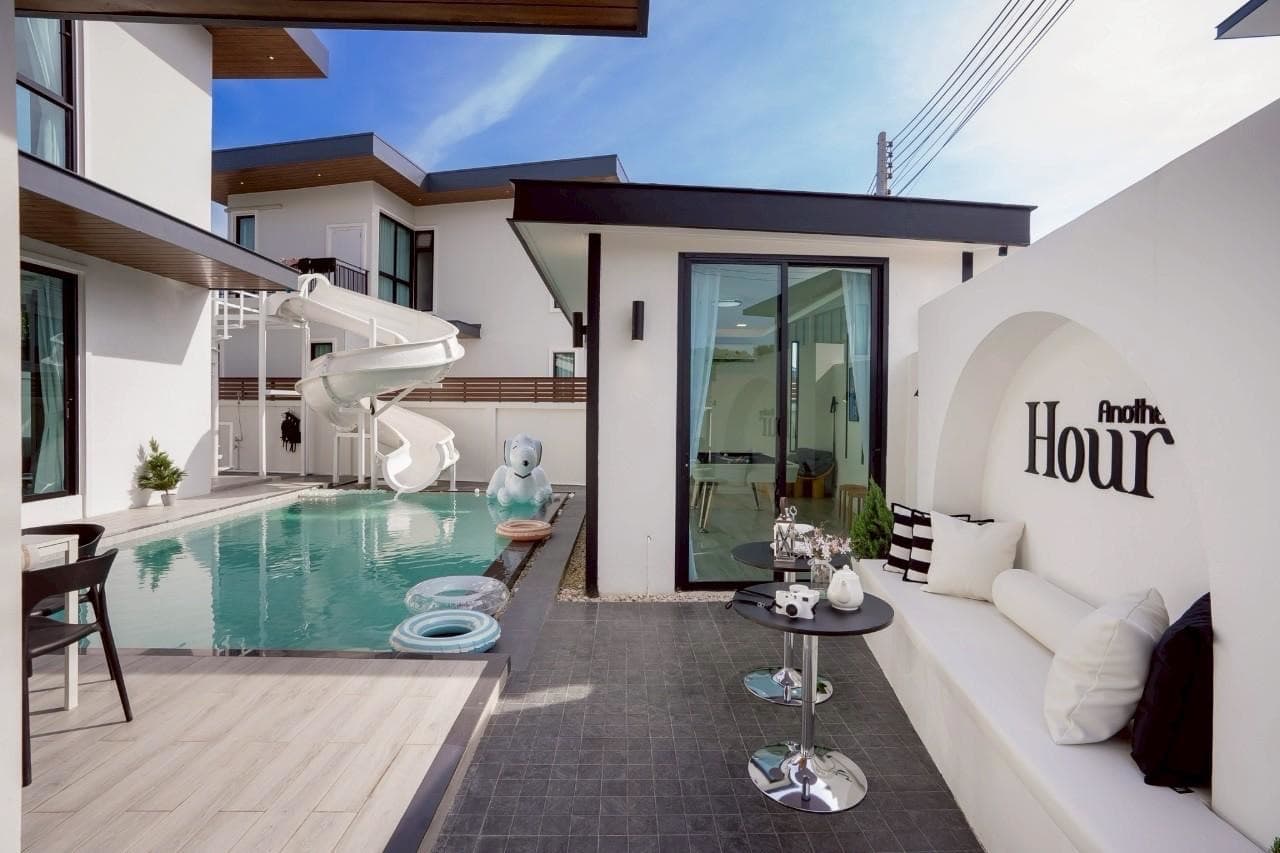 Another Hour Pool Villa บริเวณภายนอก ชลบุรี, ห้วยใหญ่ รูปที่ 4