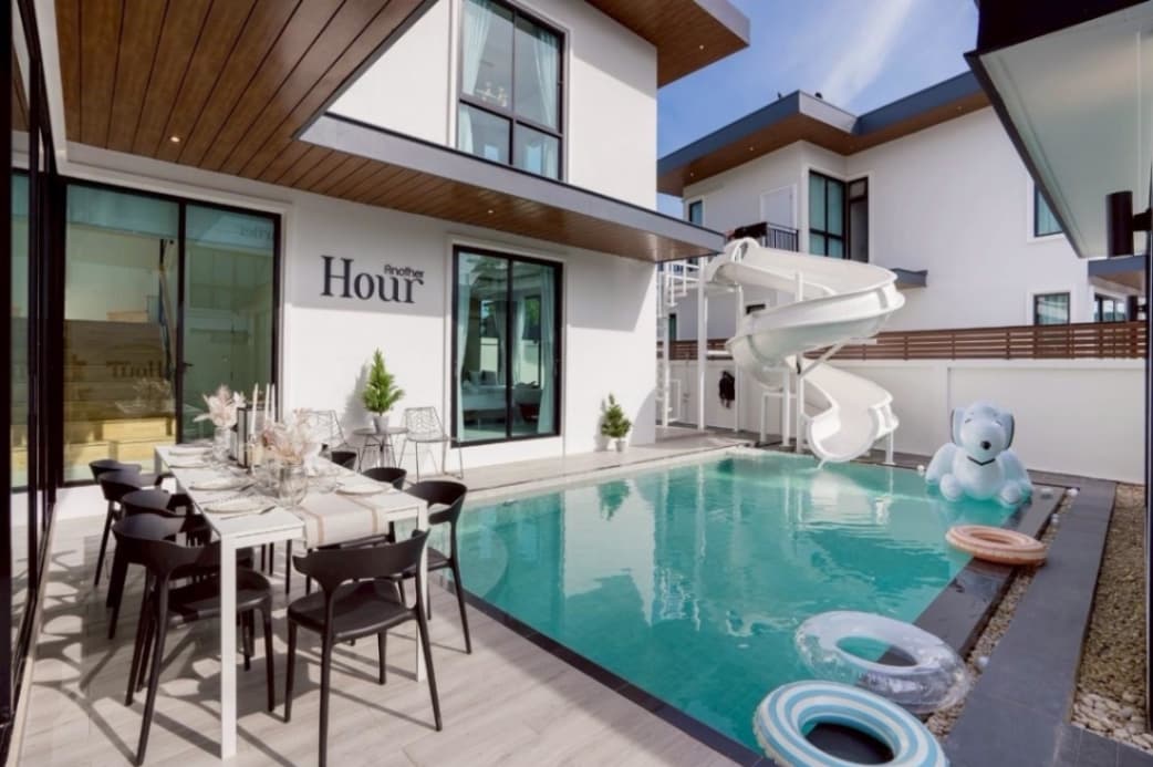 Another Hour Pool Villa บริเวณภายนอก ชลบุรี, ห้วยใหญ่ รูปที่ 8