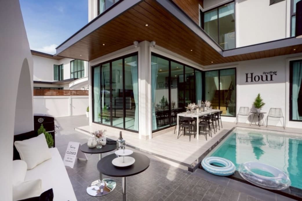 Another Hour Pool Villa บริเวณภายนอก ชลบุรี, ห้วยใหญ่ รูปที่ 9