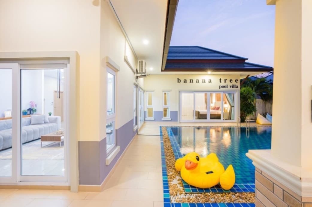 Banana Tree Pool Villa บริเวณภายนอก ชลบุรี, บางเสร่ รูปที่ 4