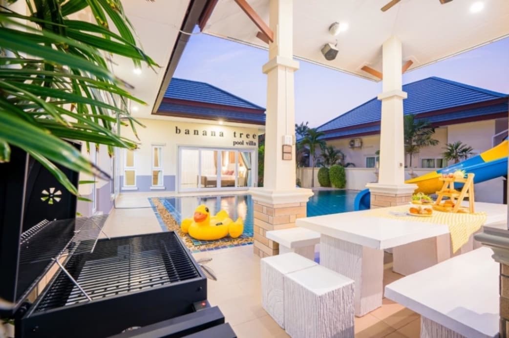 Banana Tree Pool Villa บริเวณภายนอก ชลบุรี, บางเสร่ รูปที่ 6