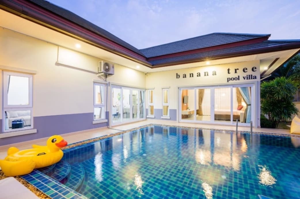 Banana Tree Pool Villa บริเวณภายนอก ชลบุรี, บางเสร่ รูปที่ 8