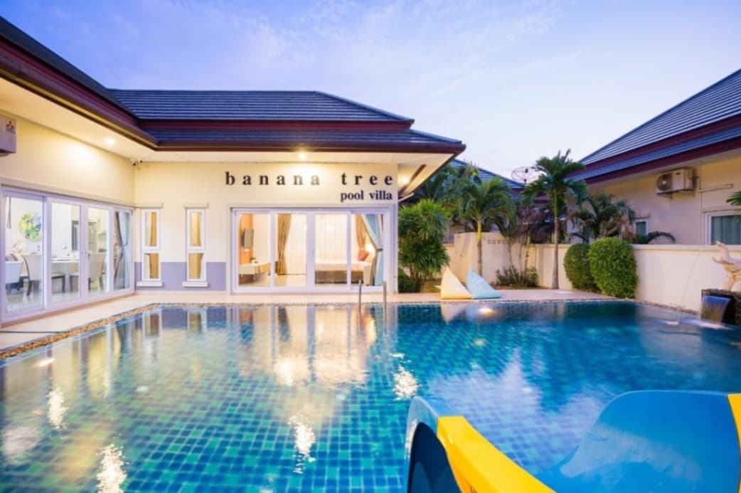 Banana Tree Pool Villa บริเวณภายนอก ชลบุรี, บางเสร่ รูปที่ 9