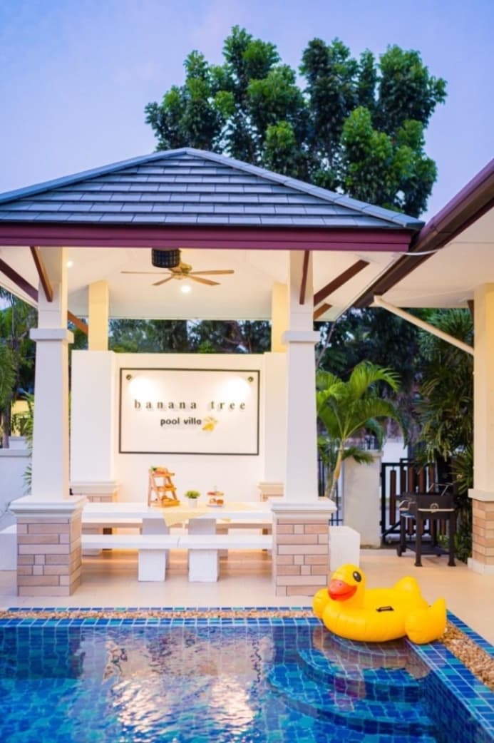 Banana Tree Pool Villa บริเวณภายนอก ชลบุรี, บางเสร่ รูปที่ 23