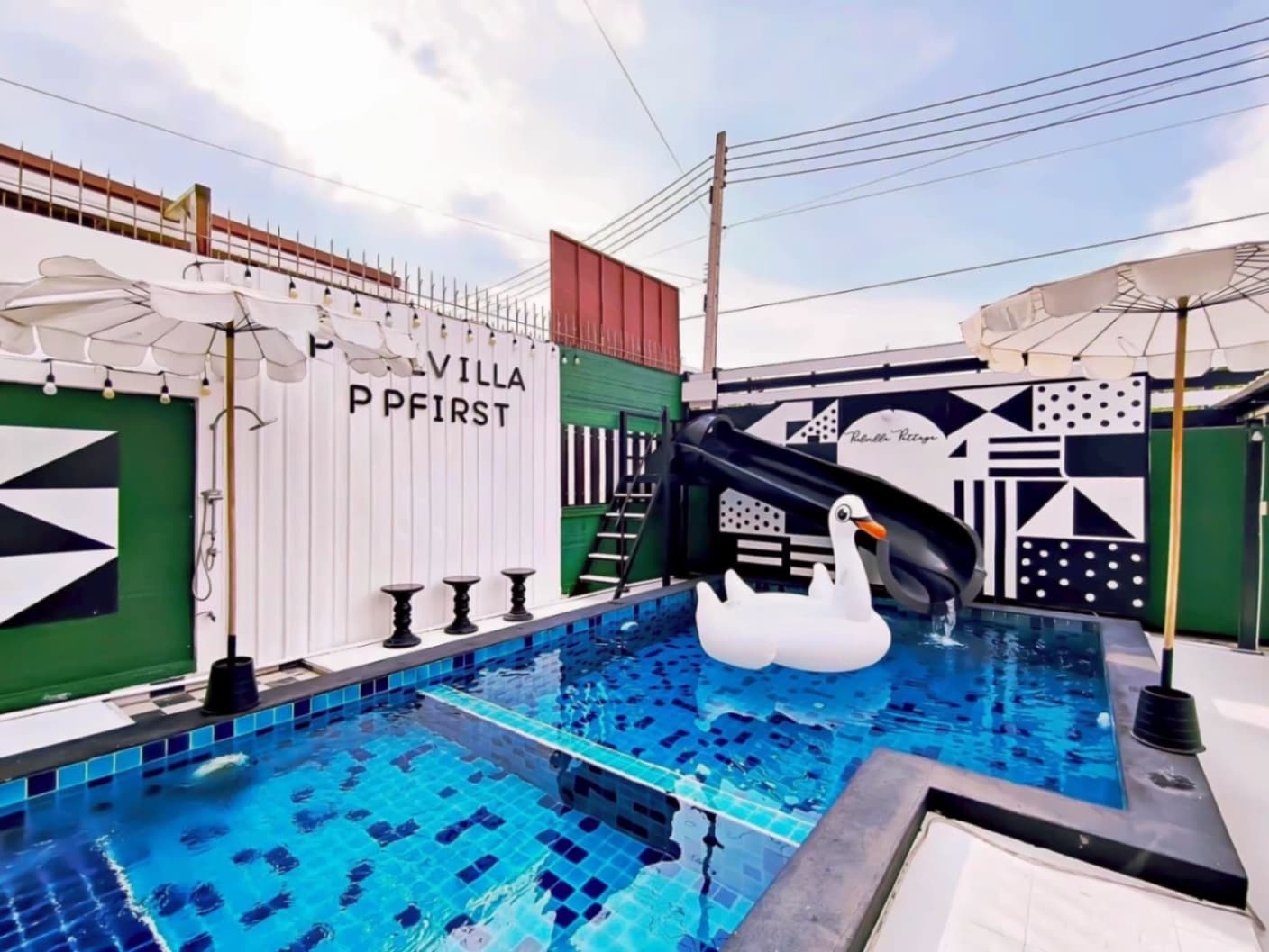 PP First pool villa exterior in Chon Buri, Jomtien, photo 2