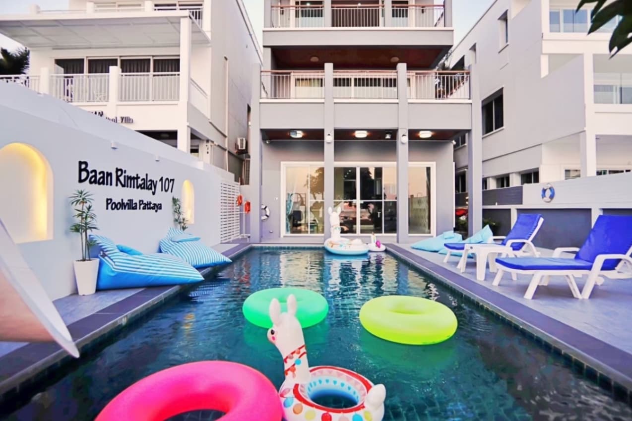 Baan Rimtalay 107 pool villa บริเวณภายนอก ชลบุรี, บางละมุง รูปที่ 1