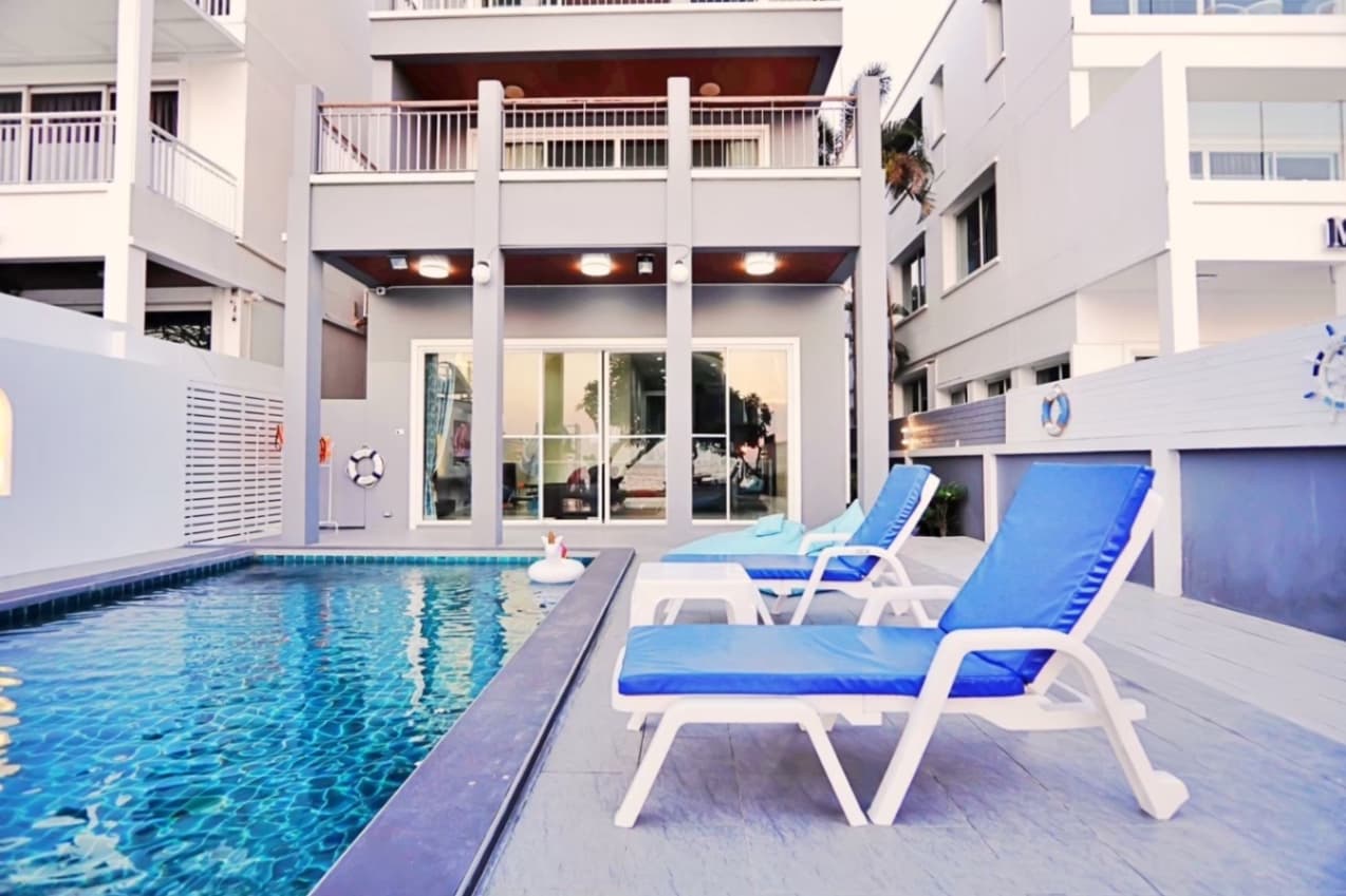 Baan Rimtalay 107 pool villa บริเวณภายนอก ชลบุรี, บางละมุง รูปที่ 2