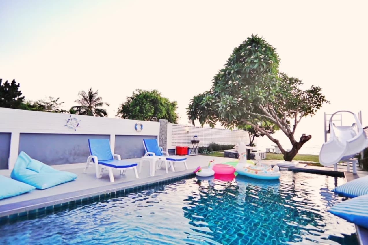 Baan Rimtalay 107 pool villa บริเวณภายนอก ชลบุรี, บางละมุง รูปที่ 4