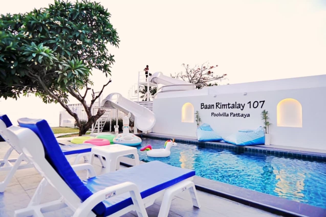Baan Rimtalay 107 pool villa บริเวณภายนอก ชลบุรี, บางละมุง รูปที่ 5