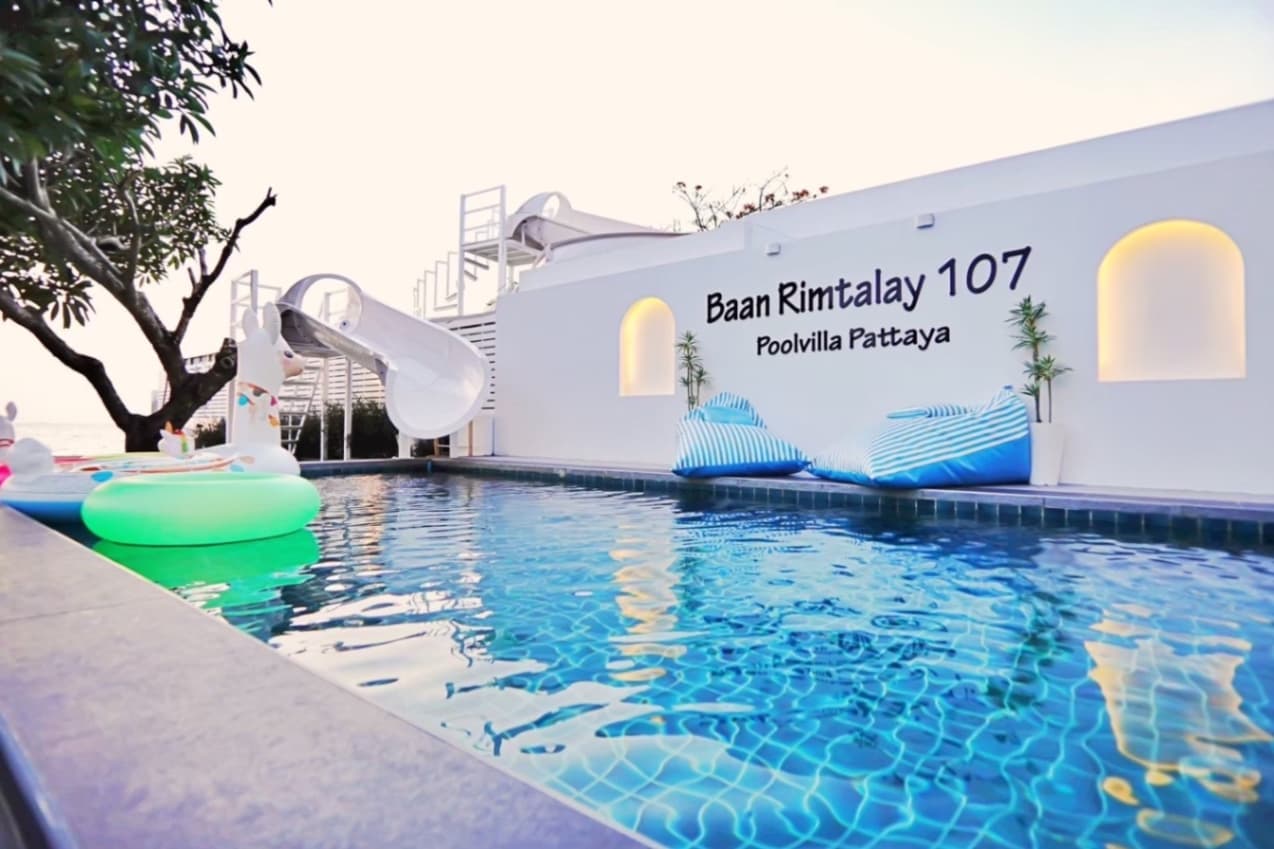 Baan Rimtalay 107 pool villa บริเวณภายนอก ชลบุรี, บางละมุง รูปที่ 9