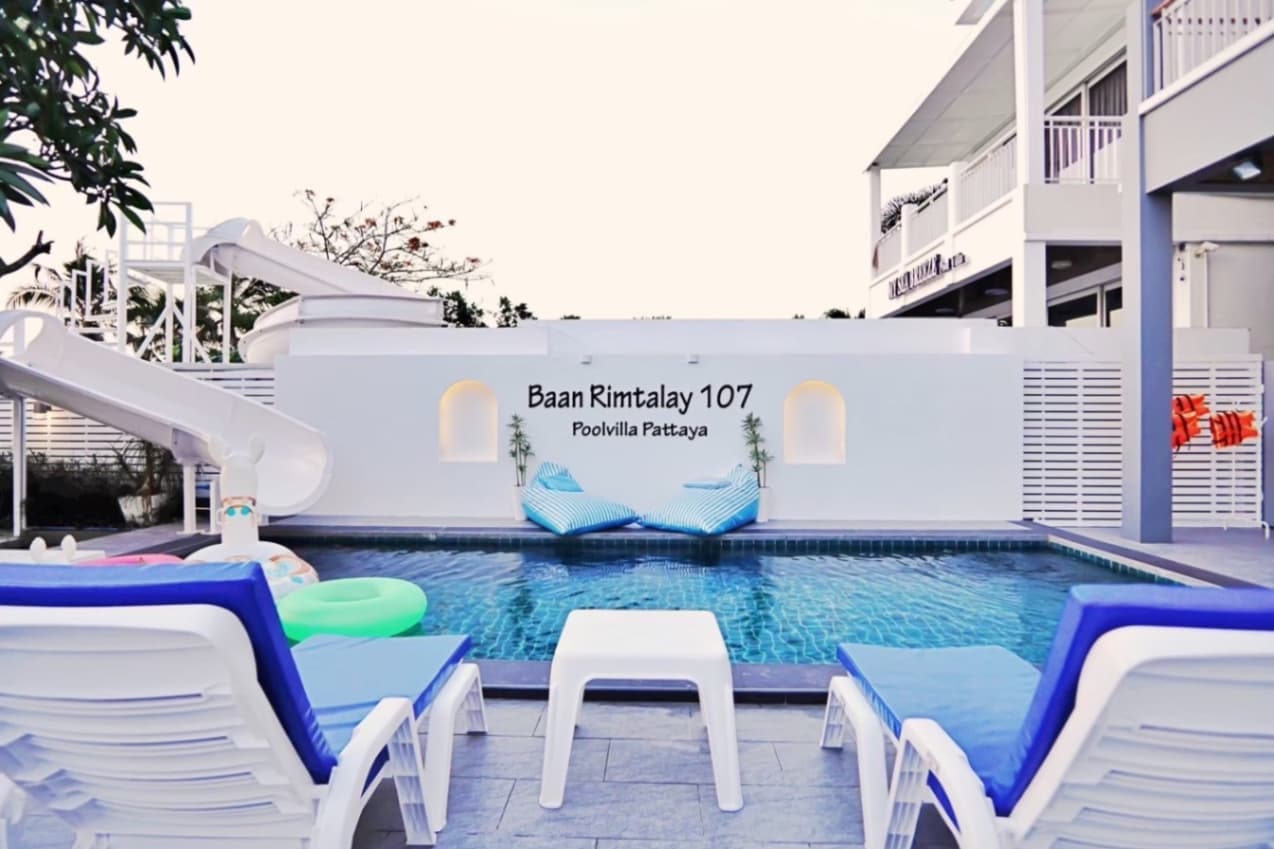 Baan Rimtalay 107 pool villa บริเวณภายนอก ชลบุรี, บางละมุง รูปที่ 11