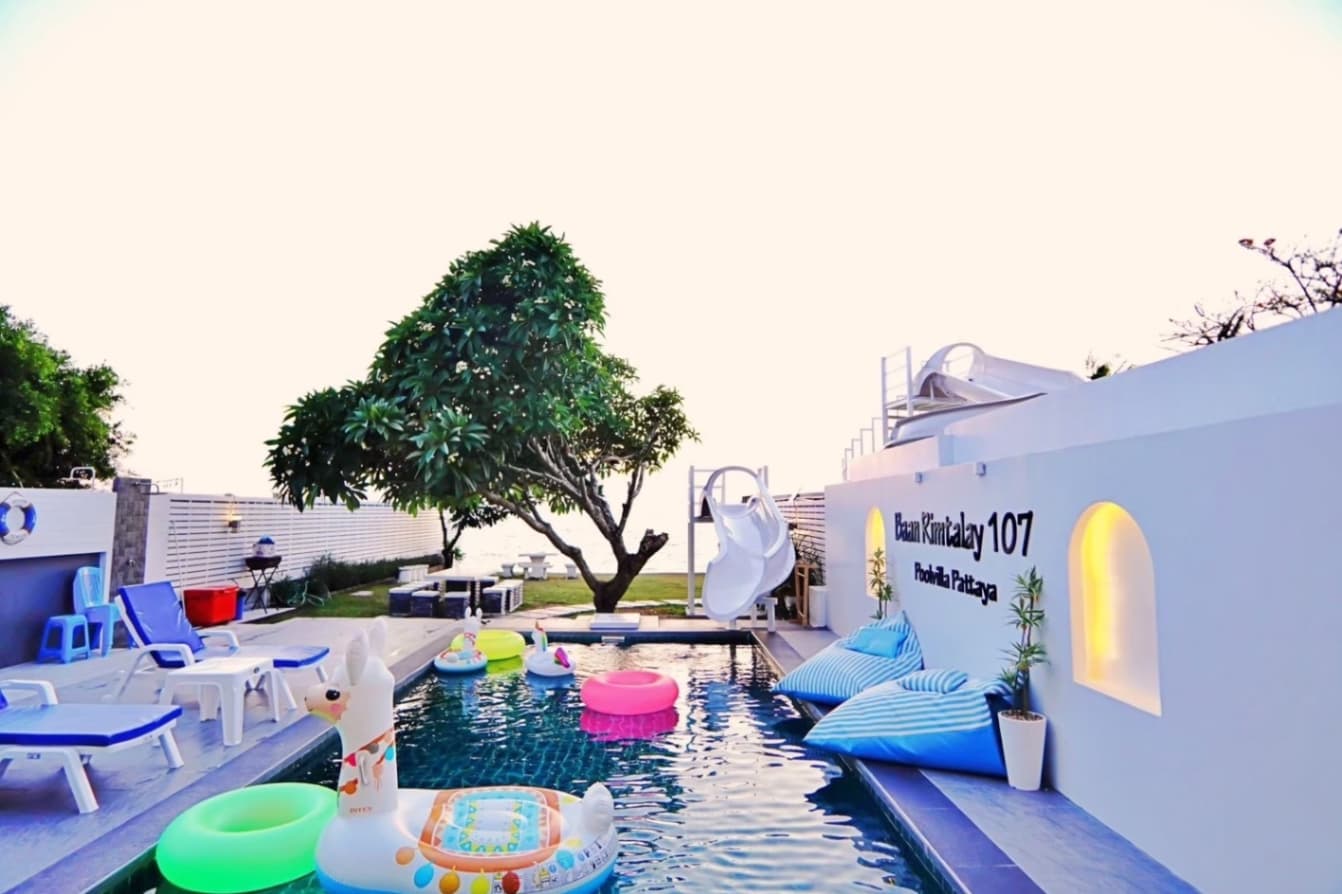 Baan Rimtalay 107 pool villa บริเวณภายนอก ชลบุรี, บางละมุง รูปที่ 12