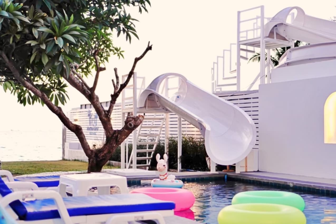 Baan Rimtalay 107 pool villa บริเวณภายนอก ชลบุรี, บางละมุง รูปที่ 21