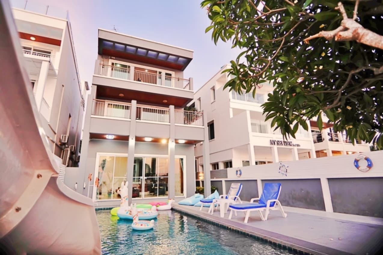 Baan Rimtalay 107 pool villa บริเวณภายนอก ชลบุรี, บางละมุง รูปที่ 23