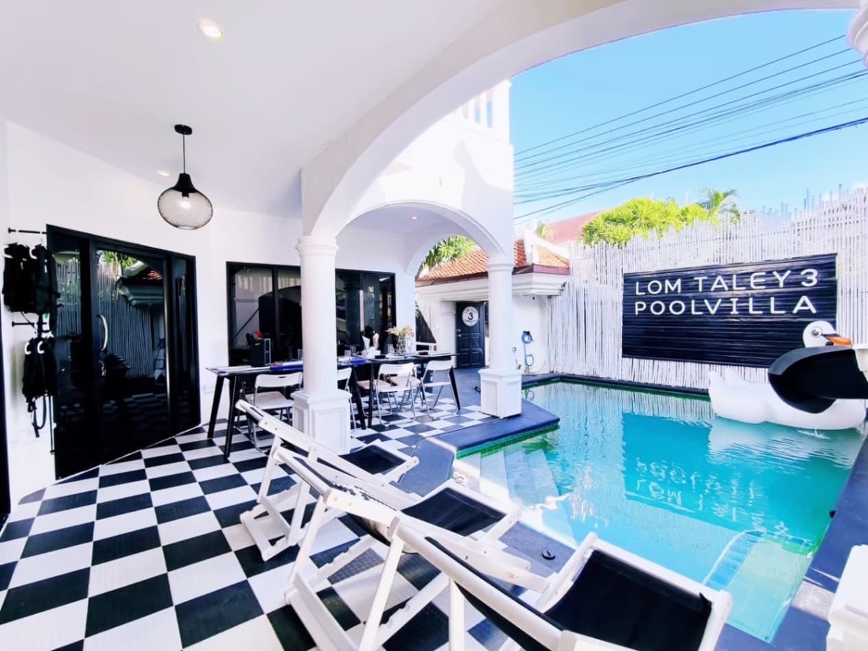 ลมทะเล3 pool villa exterior in Chon Buri, Jomtien, photo 7