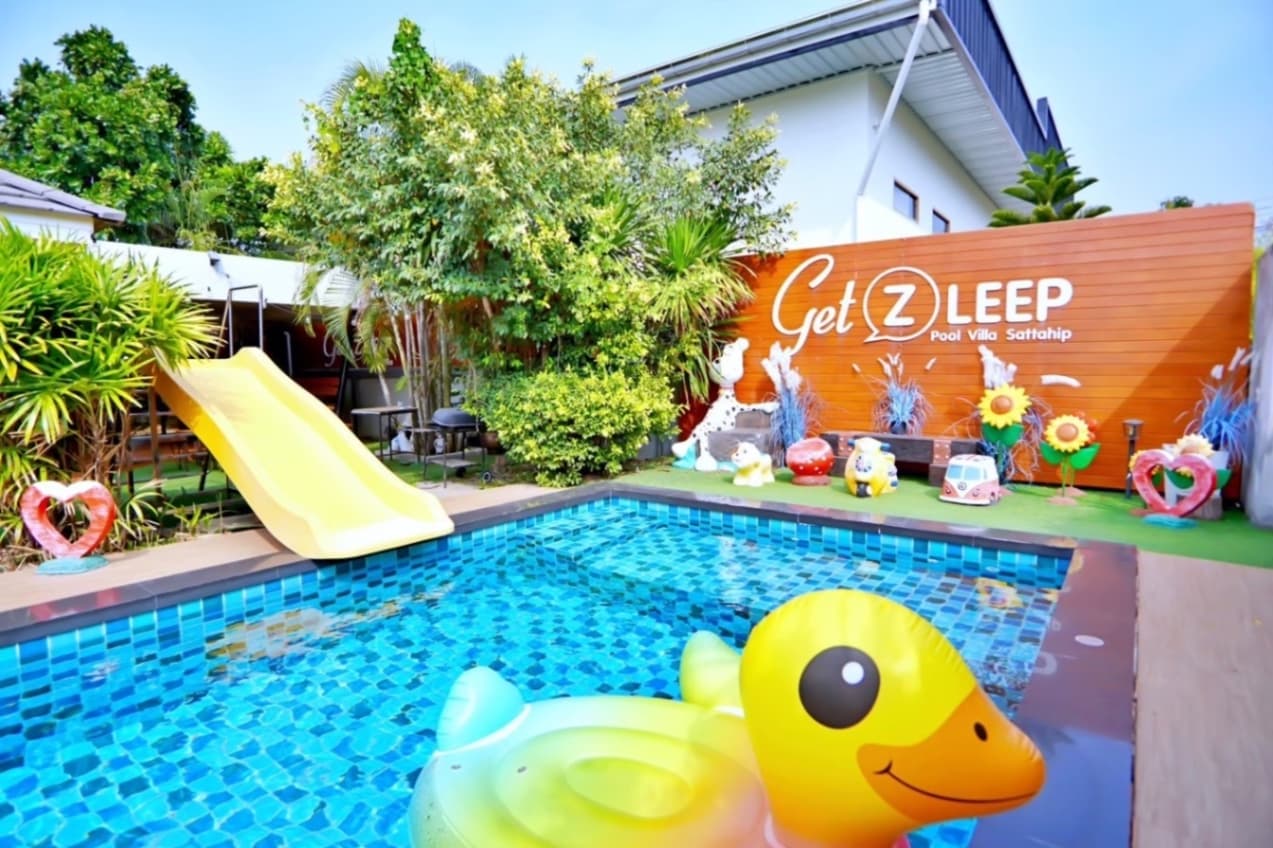 Get Z Leep1 pool villa บริเวณภายนอก ชลบุรี, สัตหีบ รูปที่ 1