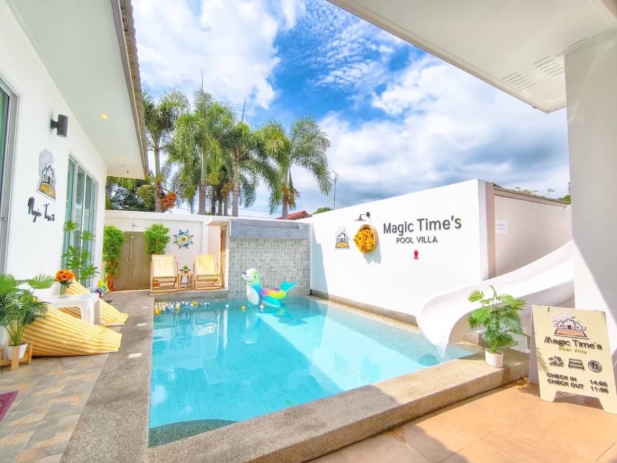 Magic time’s pool villa บริเวณภายนอก ชลบุรี, ห้วยใหญ่ รูปที่ 2