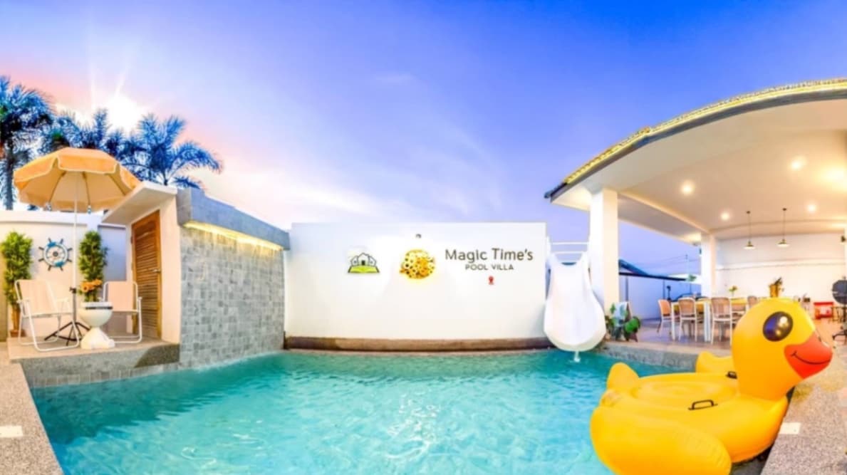 Magic time’s pool villa บริเวณภายนอก ชลบุรี, ห้วยใหญ่ รูปที่ 3