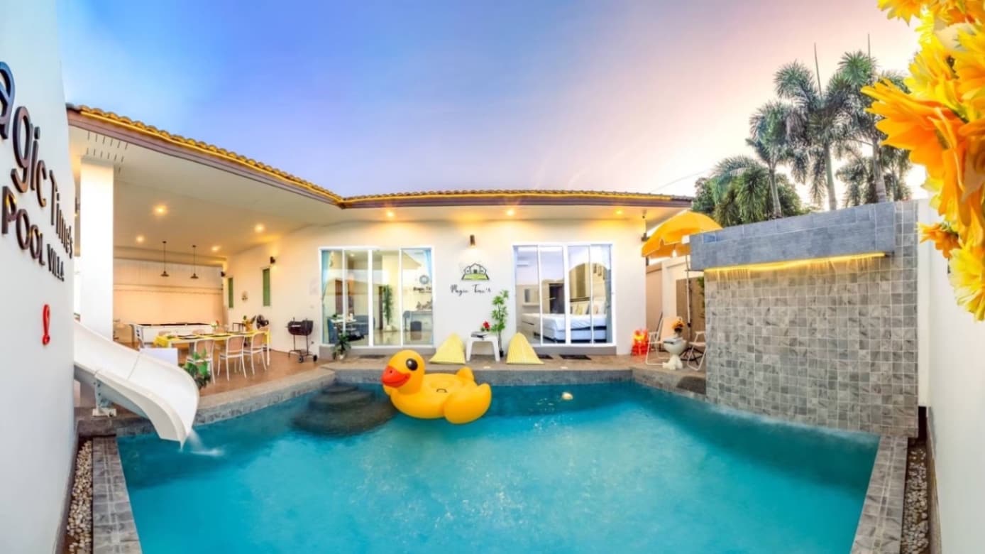 Magic time’s pool villa บริเวณภายนอก ชลบุรี, ห้วยใหญ่ รูปที่ 10