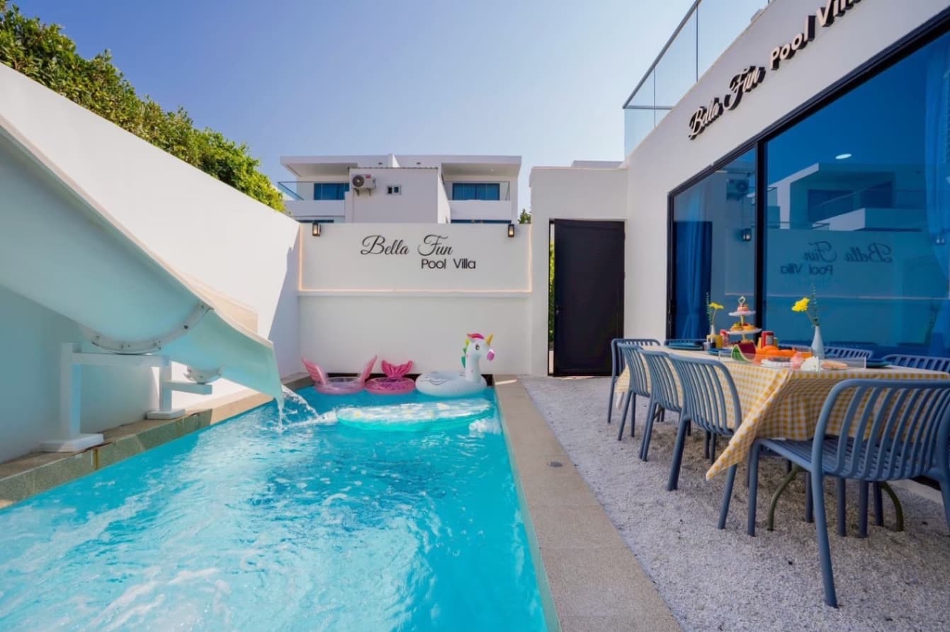 Bella fun pool villa บริเวณภายนอก ชลบุรี, พัทยาใต้ รูปที่ 1