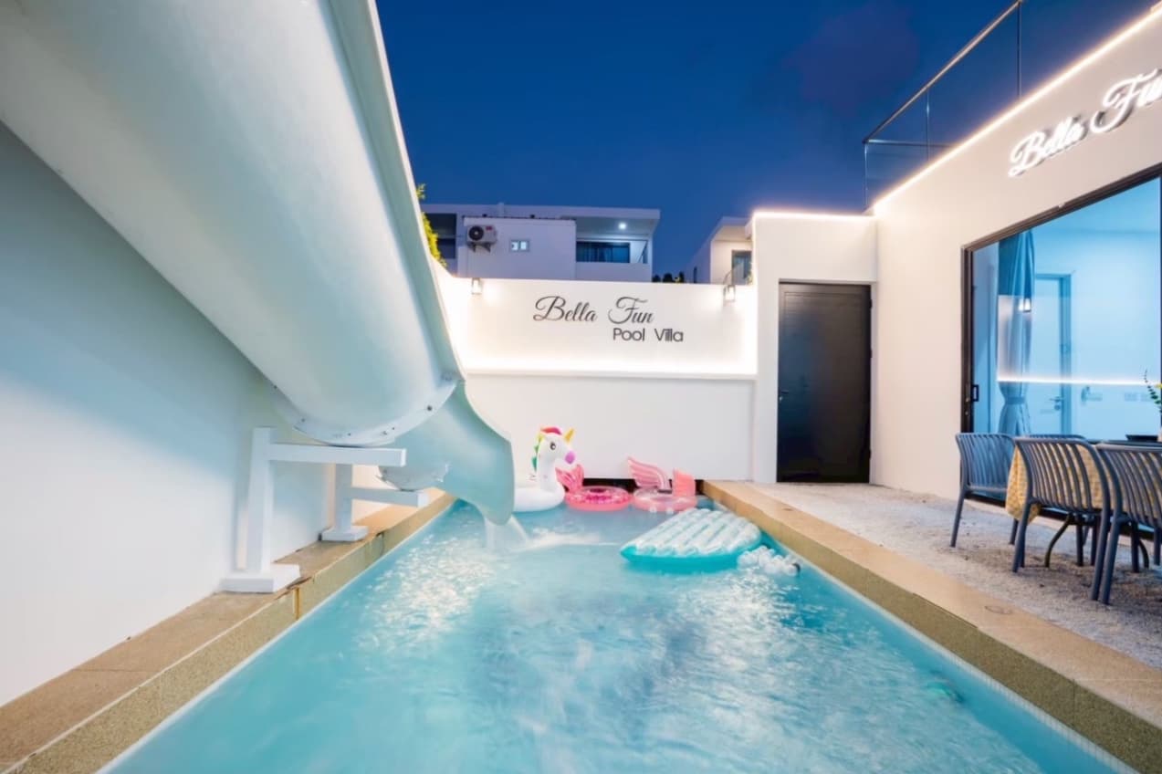 Bella fun pool villa บริเวณภายนอก ชลบุรี, พัทยาใต้ รูปที่ 19