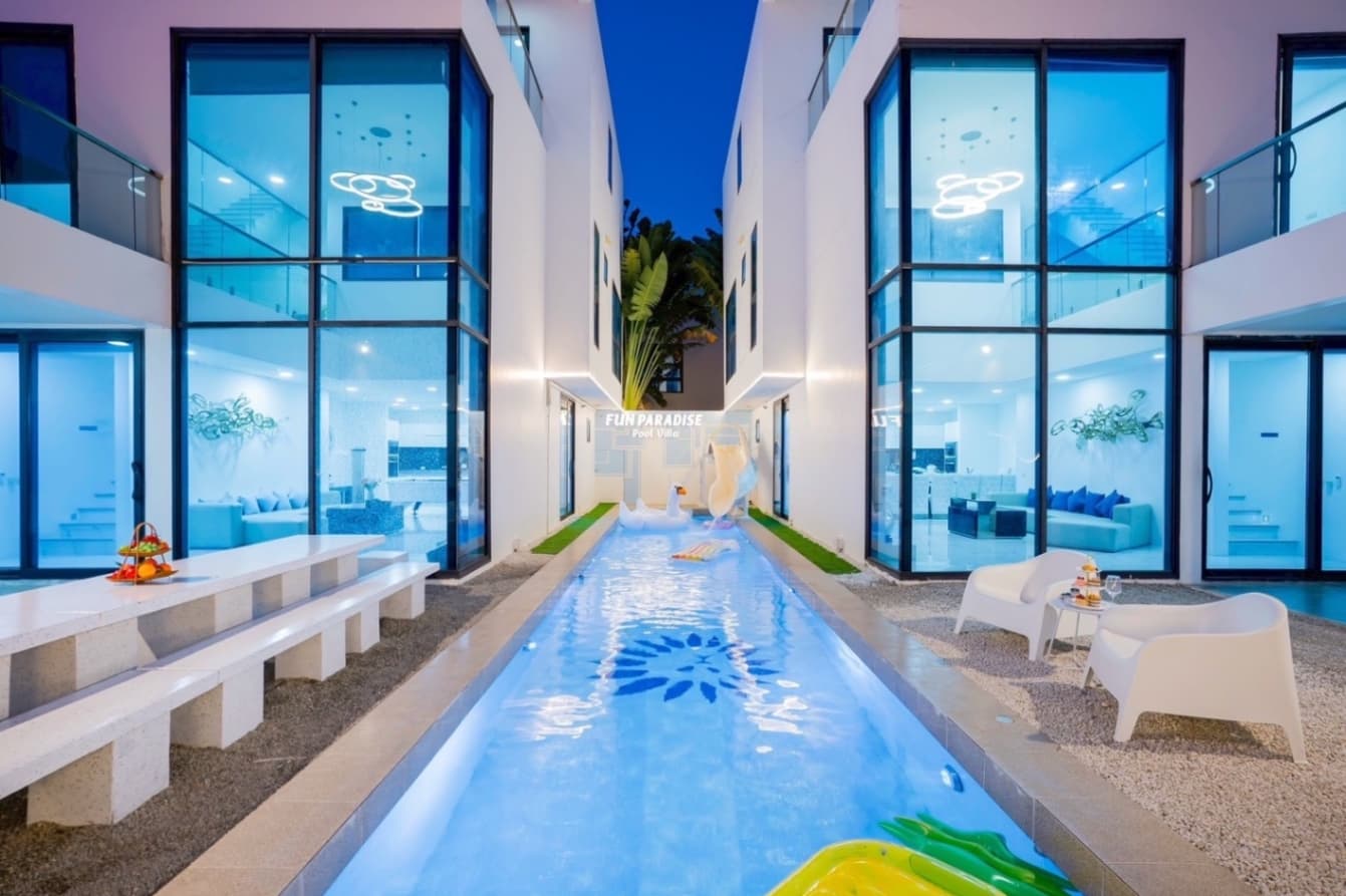 Fun paradise pool villa บริเวณภายนอก ชลบุรี, พัทยาใต้ รูปที่ 17