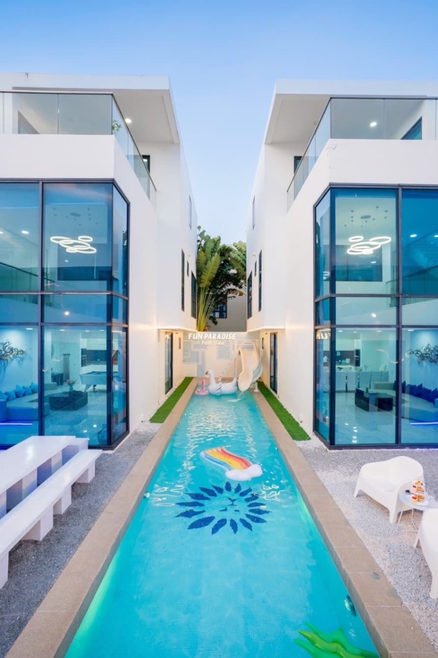 Fun paradise pool villa บริเวณภายนอก ชลบุรี, พัทยาใต้ รูปที่ 22