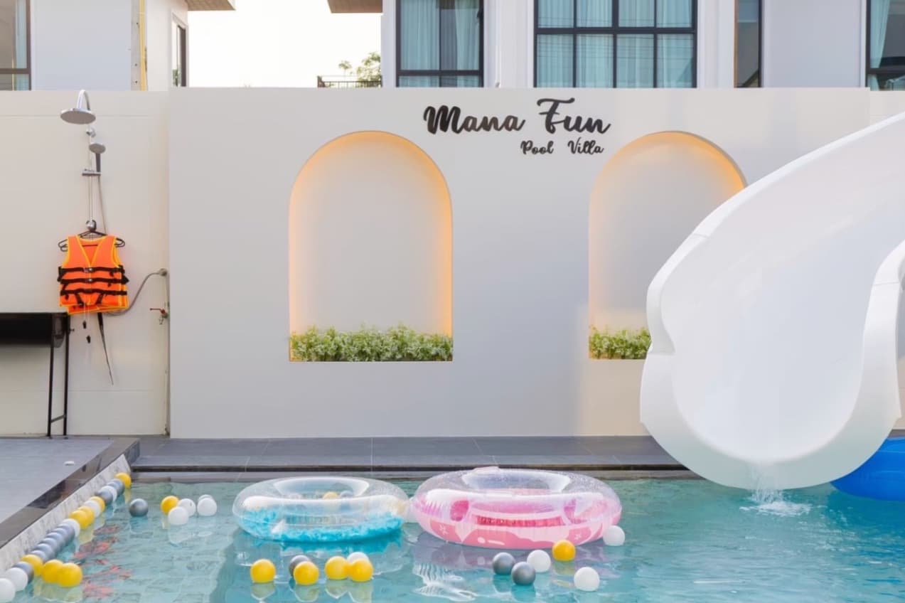 Mana fun pool villa exterior in Chon Buri, Huay Yai, photo 20