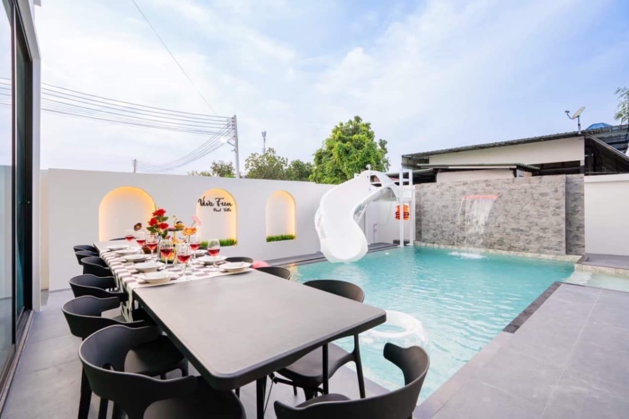 Viva fun pool villa บริเวณภายนอก ชลบุรี, ห้วยใหญ่ รูปที่ 2