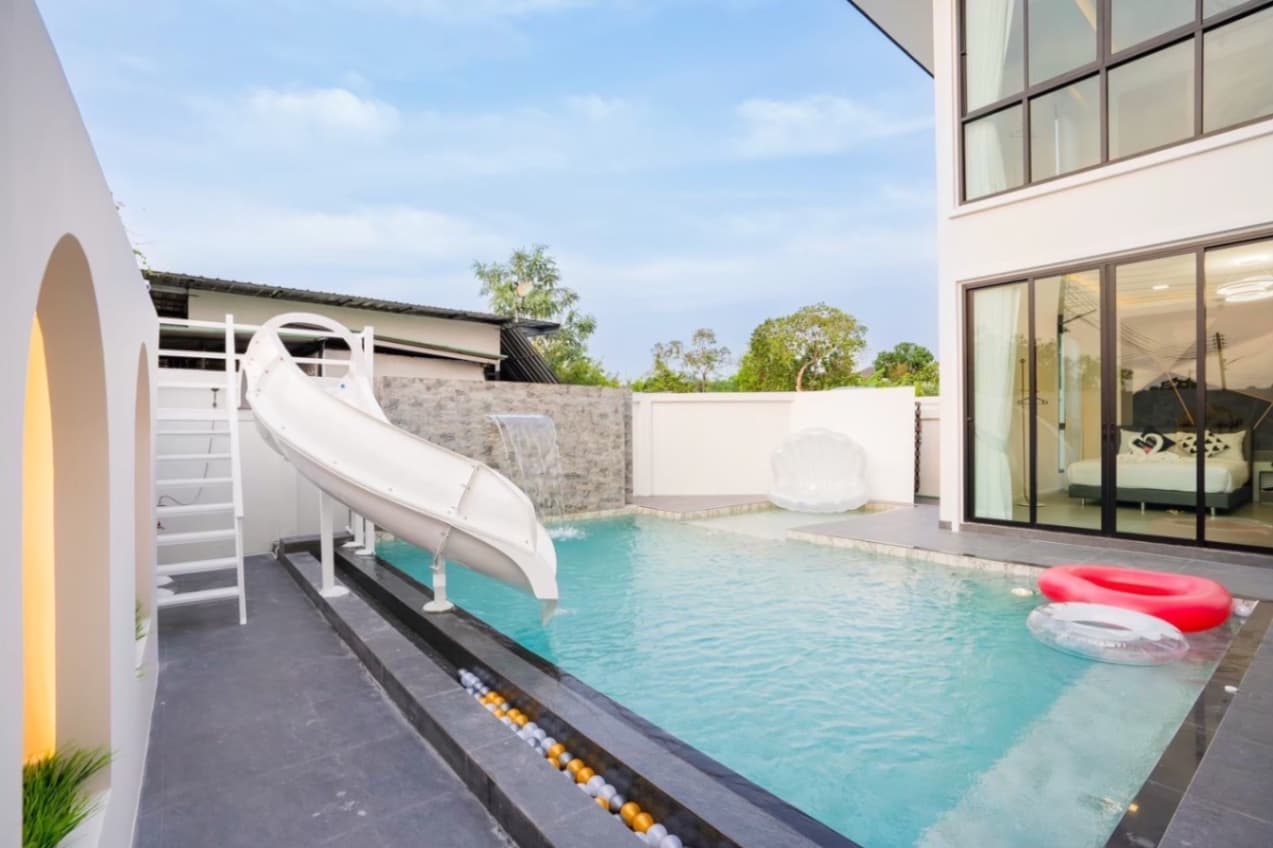 Viva fun pool villa บริเวณภายนอก ชลบุรี, ห้วยใหญ่ รูปที่ 18
