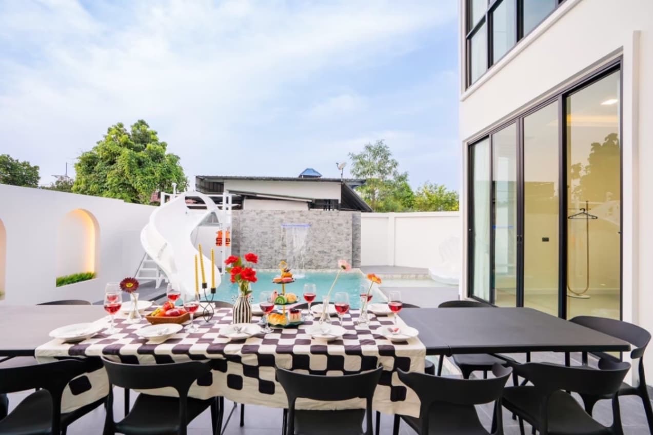 Viva fun pool villa บริเวณภายนอก ชลบุรี, ห้วยใหญ่ รูปที่ 4