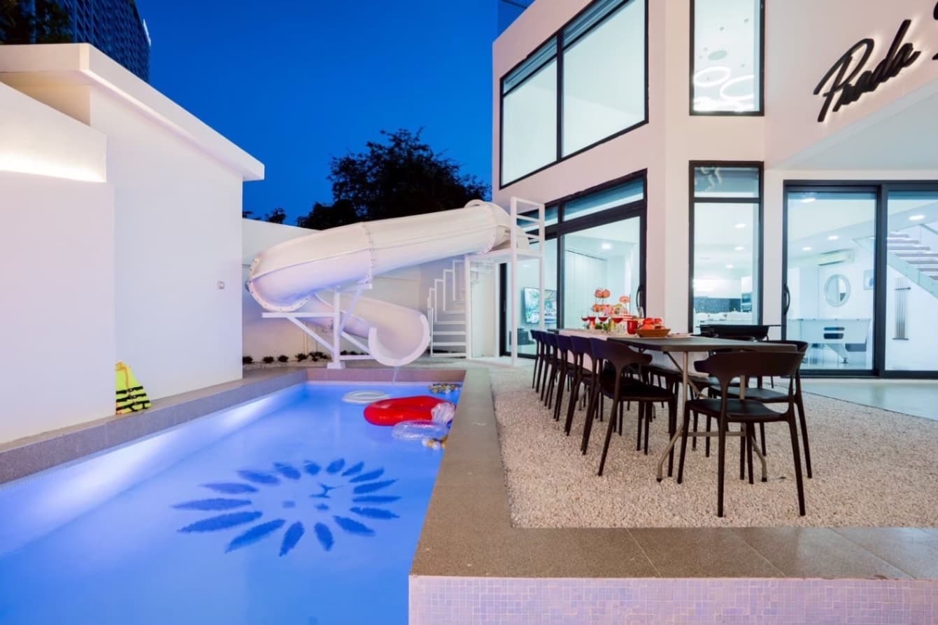 Prada fun pool villa บริเวณภายนอก ชลบุรี, พัทยาใต้ รูปที่ 17