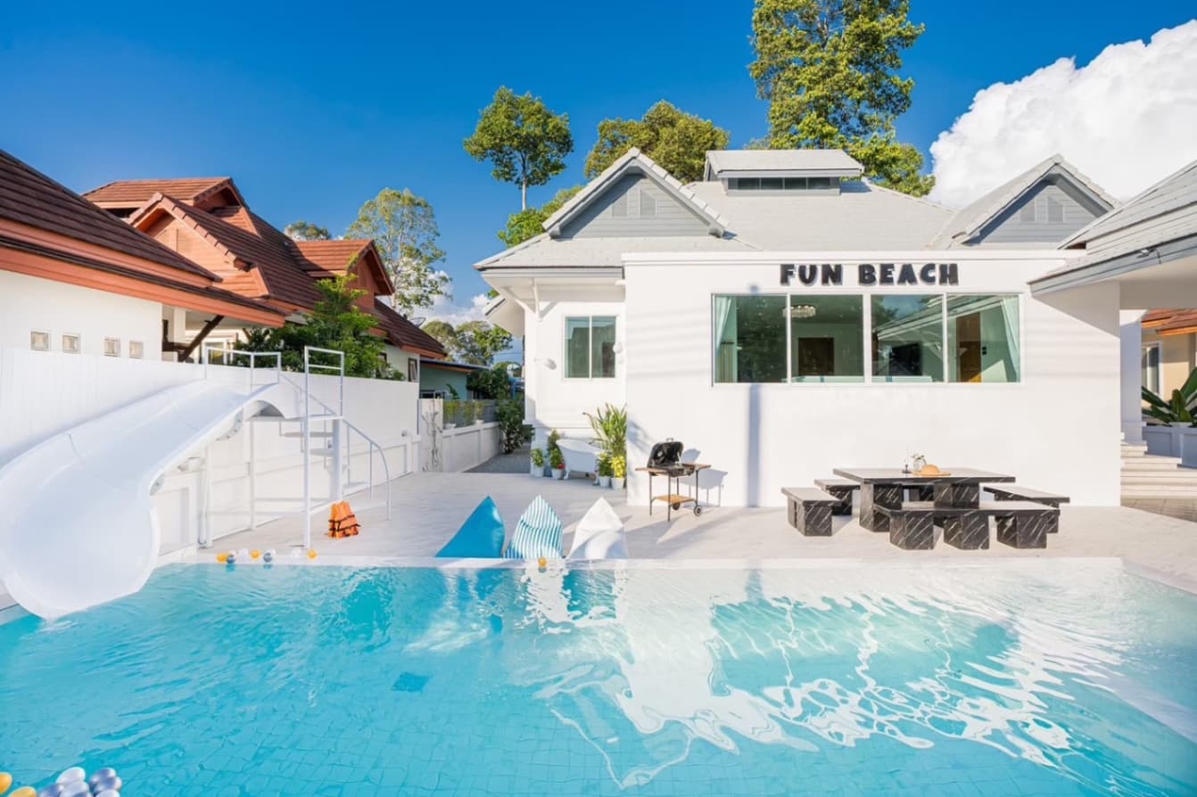 Fun beach pool villa บริเวณภายนอก ชลบุรี, บางเสร่ รูปที่ 13