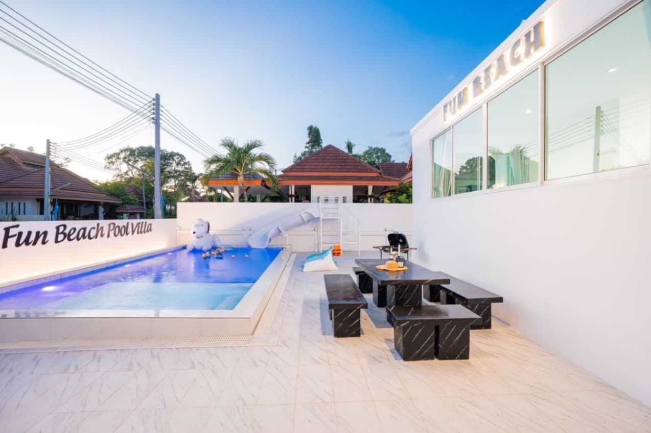 Fun beach pool villa บริเวณภายนอก ชลบุรี, บางเสร่ รูปที่ 24