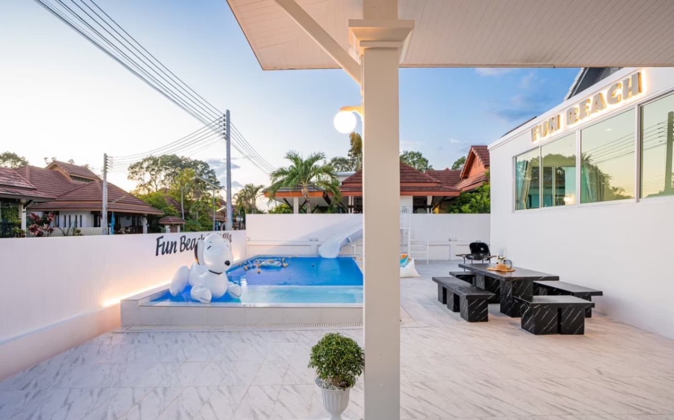Fun beach pool villa บริเวณภายนอก ชลบุรี, บางเสร่ รูปที่ 18