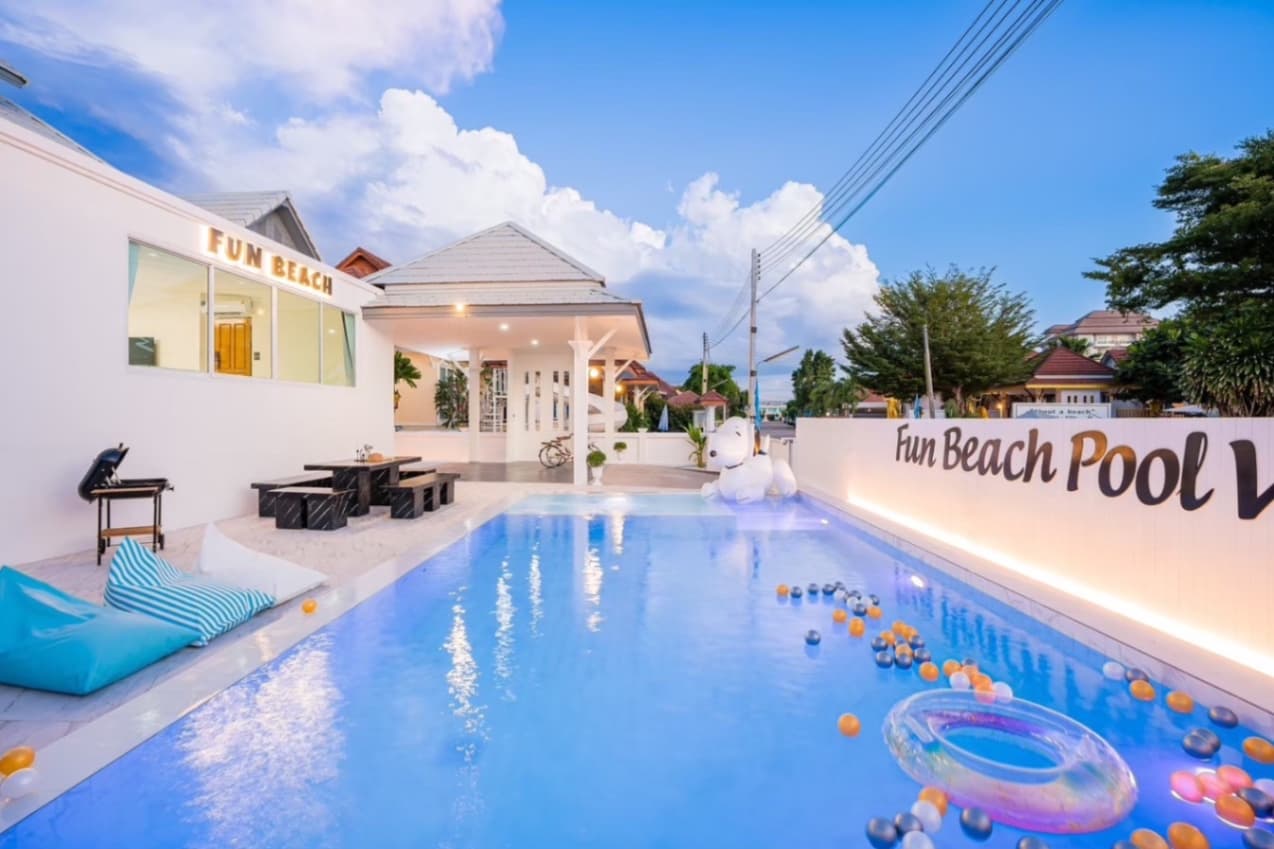 Fun beach pool villa บริเวณภายนอก ชลบุรี, บางเสร่ รูปที่ 21