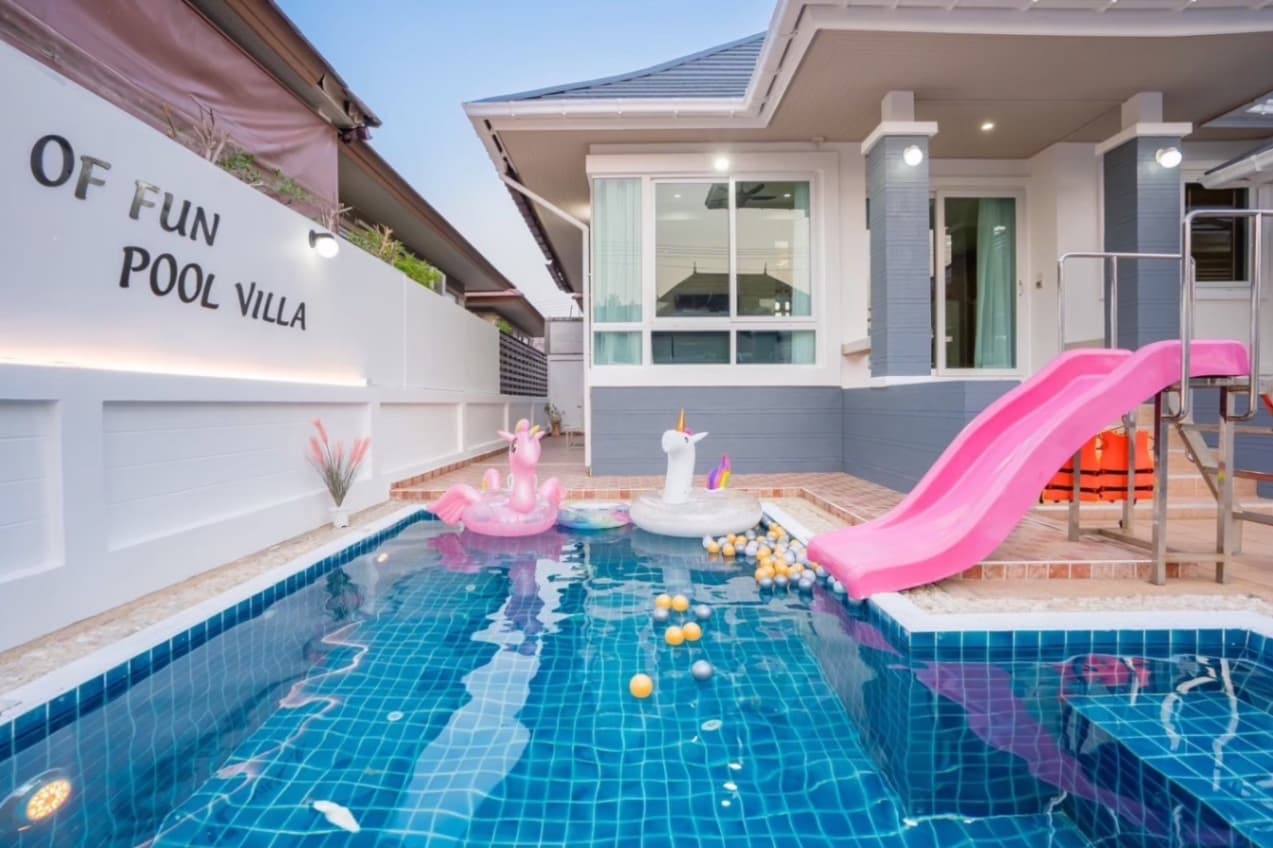 Sea of fun pool villa exterior in Chon Buri, Bang Saray, photo 1