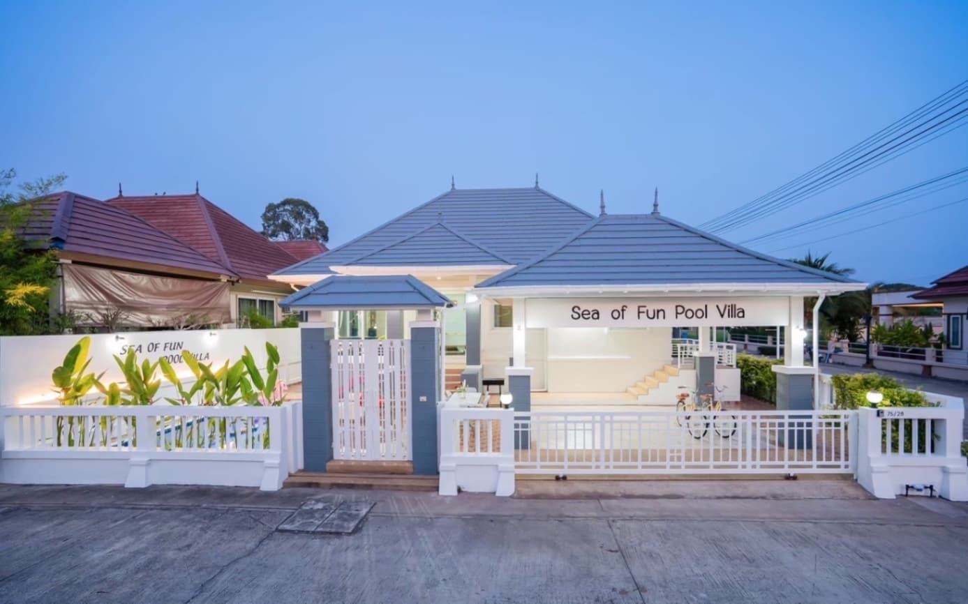 Sea of fun pool villa exterior in Chon Buri, Bang Saray, photo 22